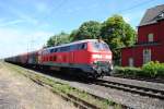 DB Schenker Rail Deutschland AG/144159/am-2072010-zieht-225-023-1-einen Am 20.7.2010 zieht 225 023-1 einen Gterzug durch Ratingen-Lintorf.